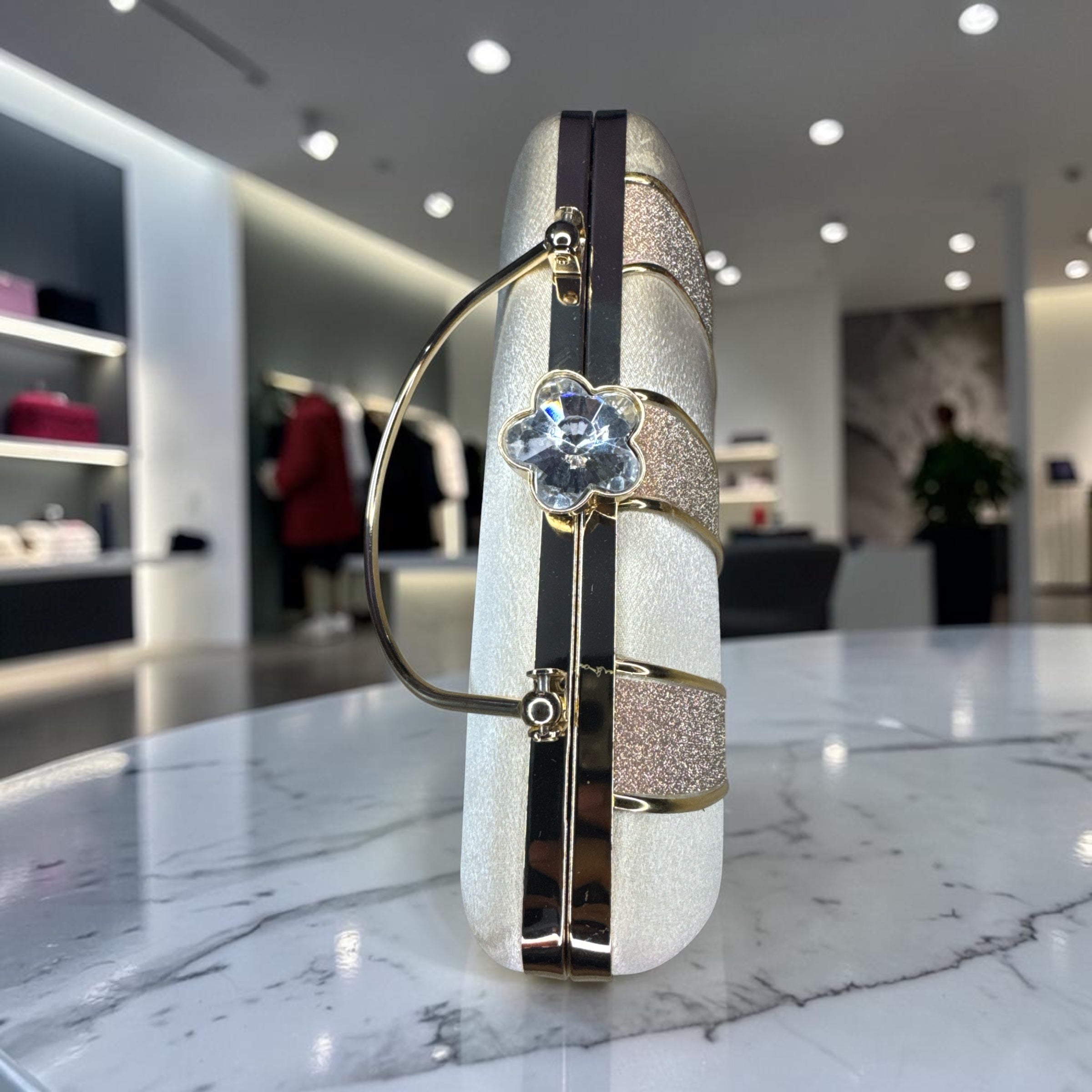 BEIGE COLOUR CLUTCH FOR WOMEN