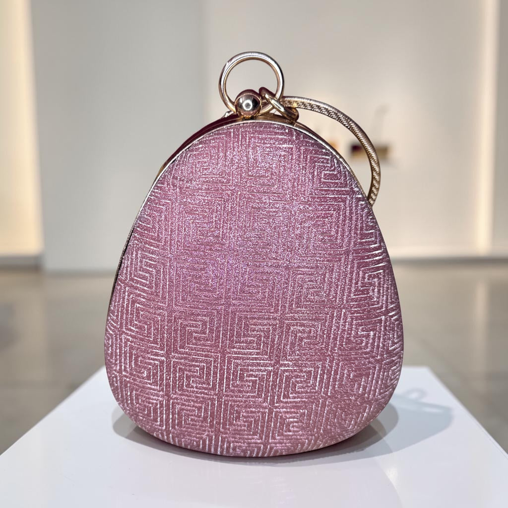 TEARDROP ROSEGOLD CLUTCH