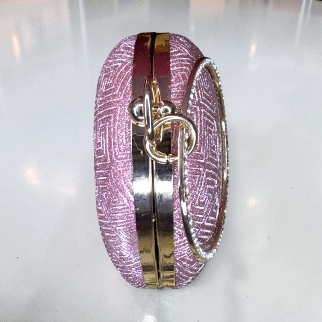 TEARDROP ROSEGOLD CLUTCH